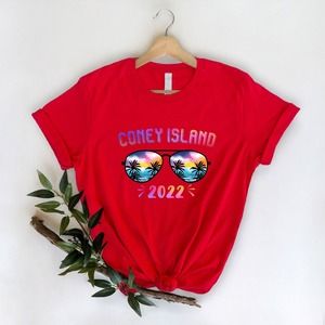 Coney Island Beach Shirt, Summer Shirt, Beach Shirt, Hello Summer Shirt